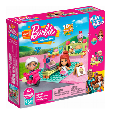 KLOCKI MEGA BLOCKS BARBIE CUKIERNIA