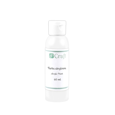 Farba akrylowa, 60 ml - white