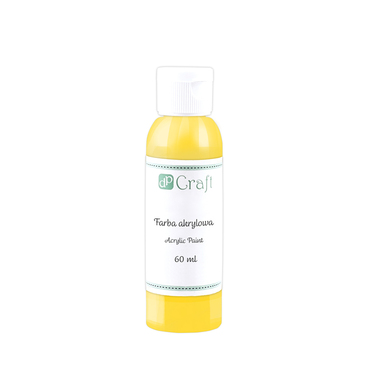 Farba akrylowa, 60 ml - school bus yellow