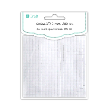 Kostka 3D 2 mm, 800 szt.