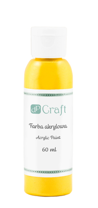 Farba akrylowa, 60 ml - medium cadmium yellow