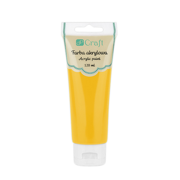 Farba akrylowa, 120 ml - medium cadmium yellow