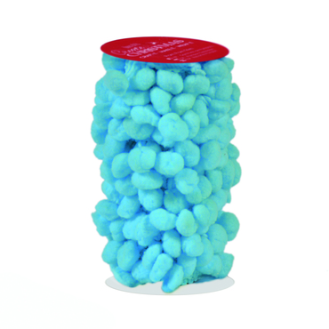 Taśma dekoracyjna 3 m - Papermania - Pom Pom, ice blue