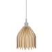 Lampa z tektury diy - szara oprawka