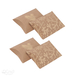 Pudełka składane pillow box, 10x11 cm, gałązka sosny, 4 szt
