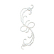 Perłowy dekor samoprzylepny - colette white